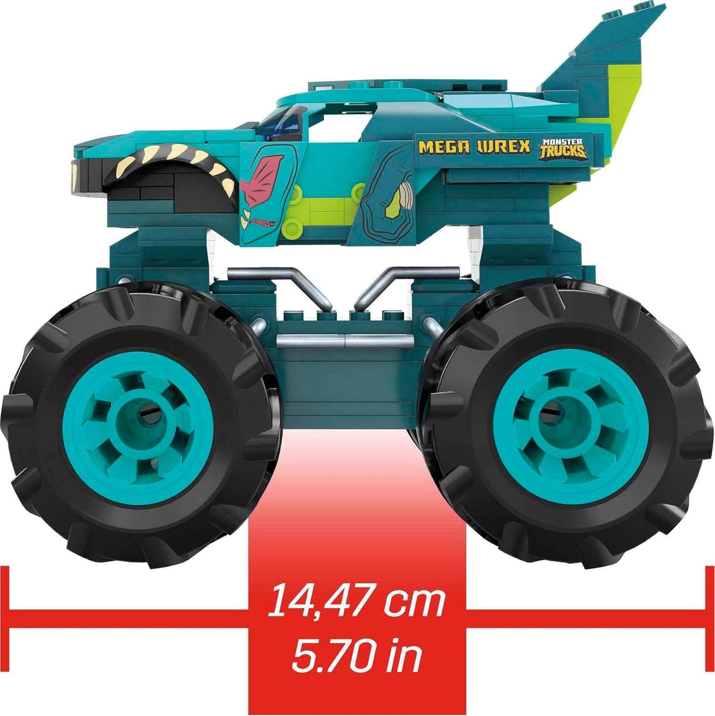 MEGA Hot Wheels Mega-Wrex Monster Truck Building Set 187 PCS