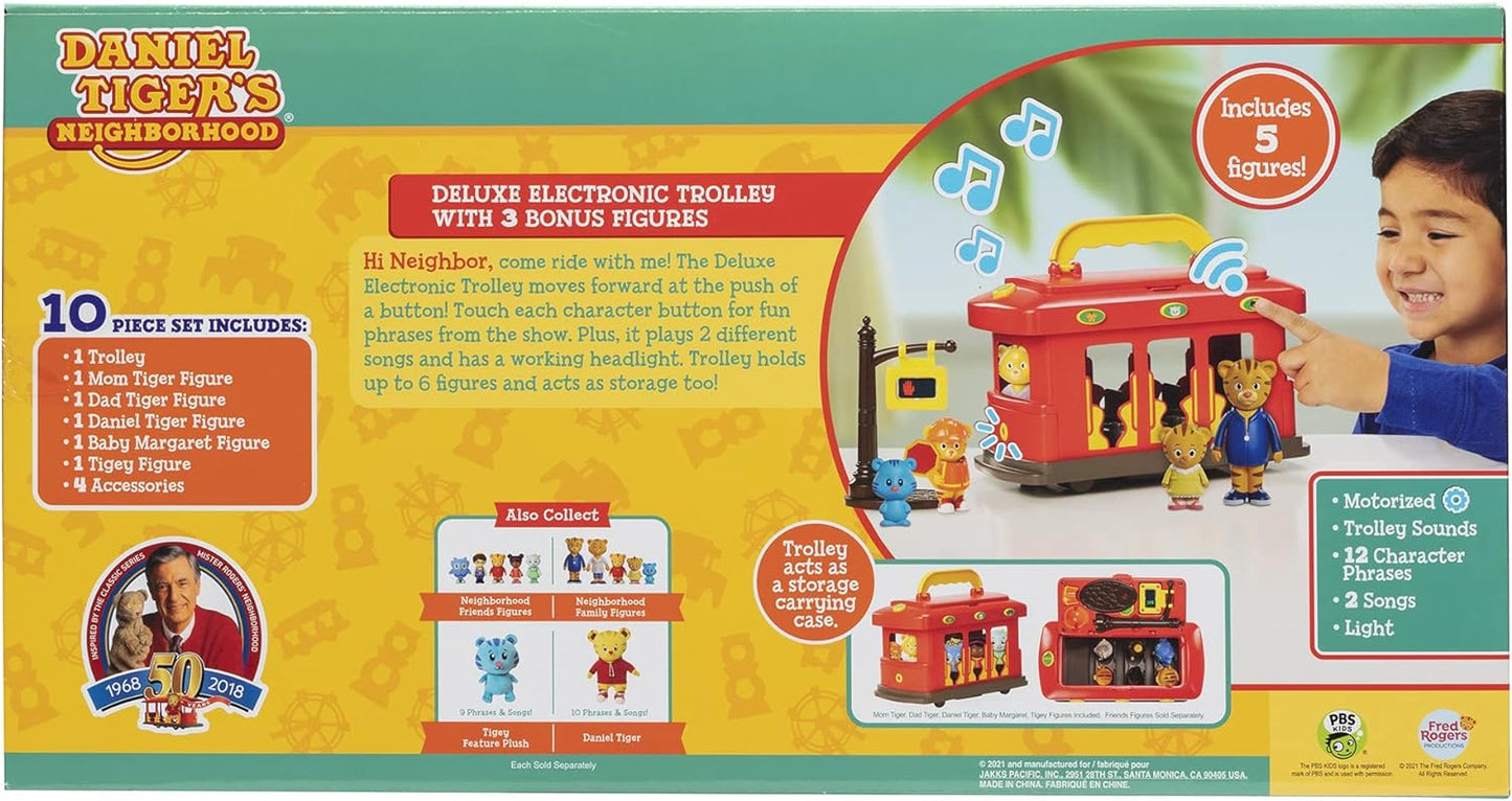 Daniel Tiger's Neighborhood Deluxe Electronic Trolley Vehicle