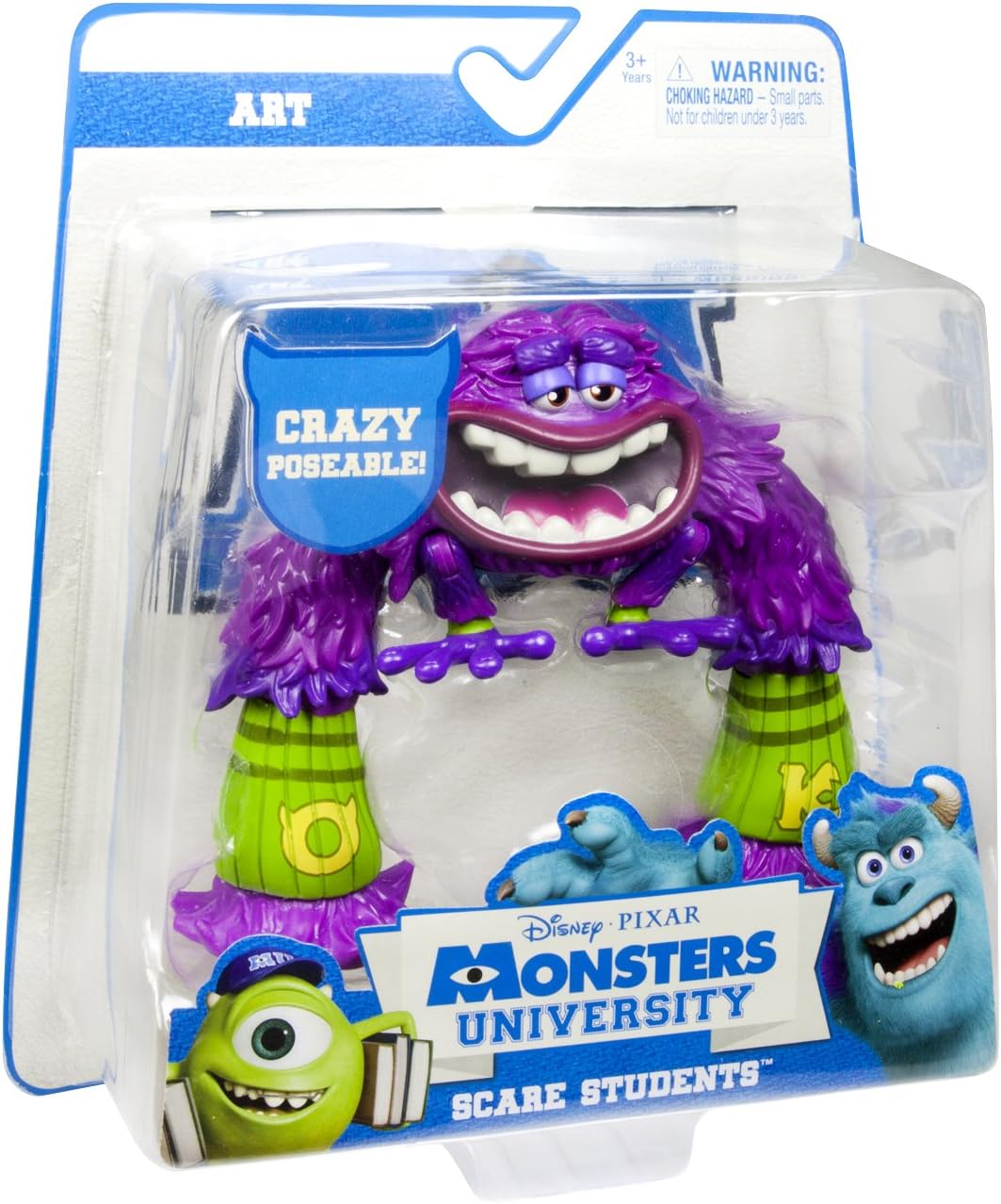 6" Disney Pixar Monsters University Scare Students - Art Action Figure