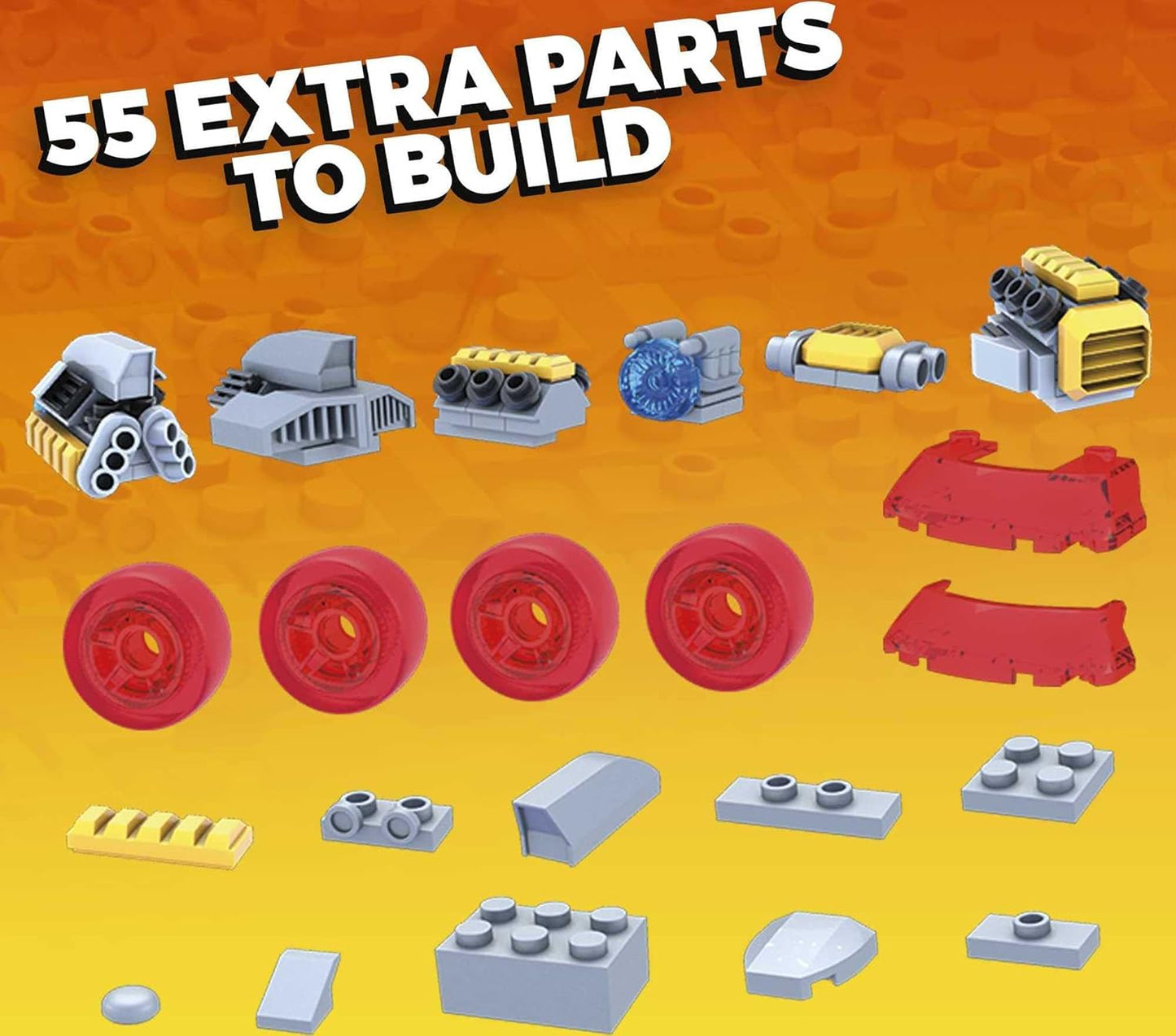 MEGA Brands - Hot Wheels Ultimate Race Car Customizer Building Set 485 PCS