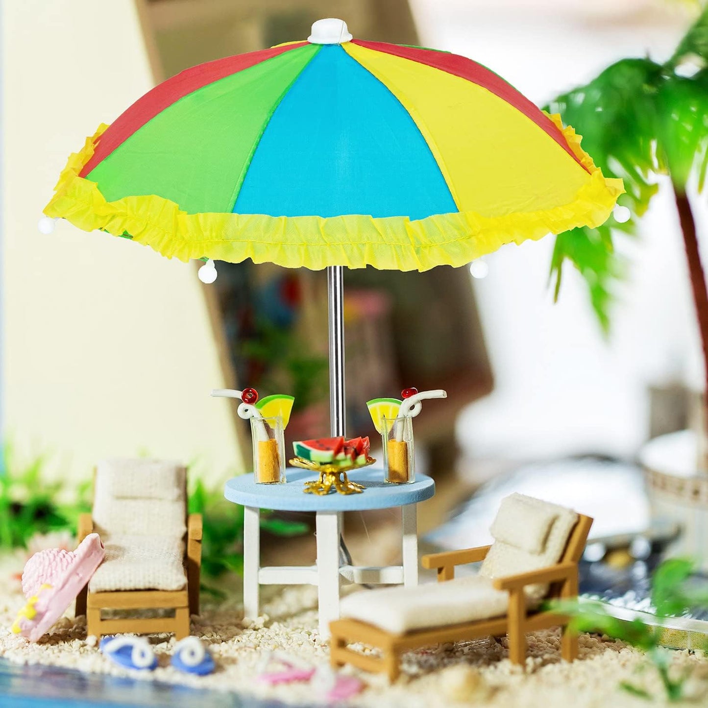 Mini Umbrella for Dolls, Decoration, Toys, Kids, Festival Gifts, Party, and Photography
