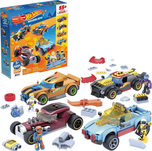 MEGA Brands - Hot Wheels Ultimate Race Car Customizer Building Set 485 PCS