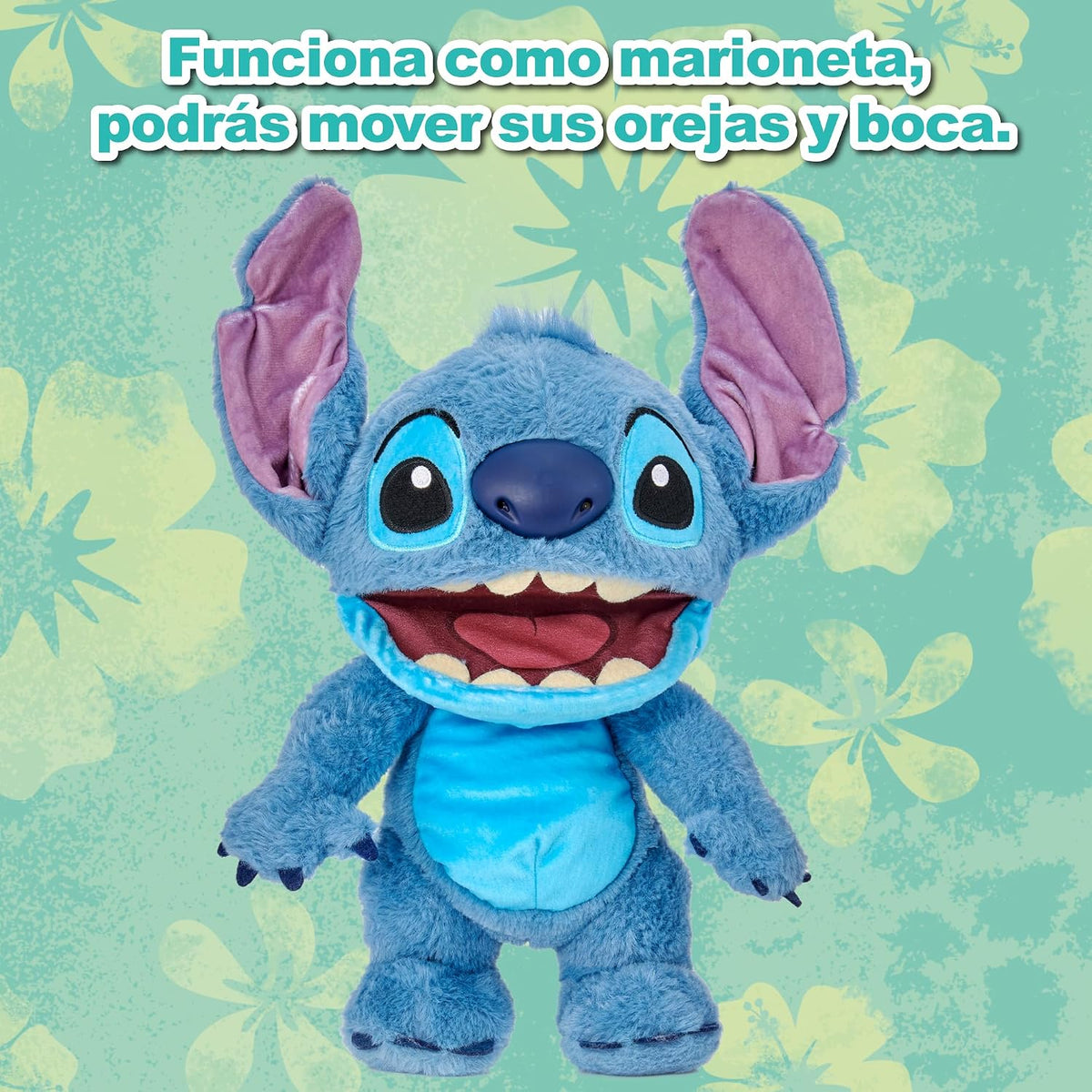 Disney Lilo and Stitch Chatty Stitch Interactive Talking Puppet Plush