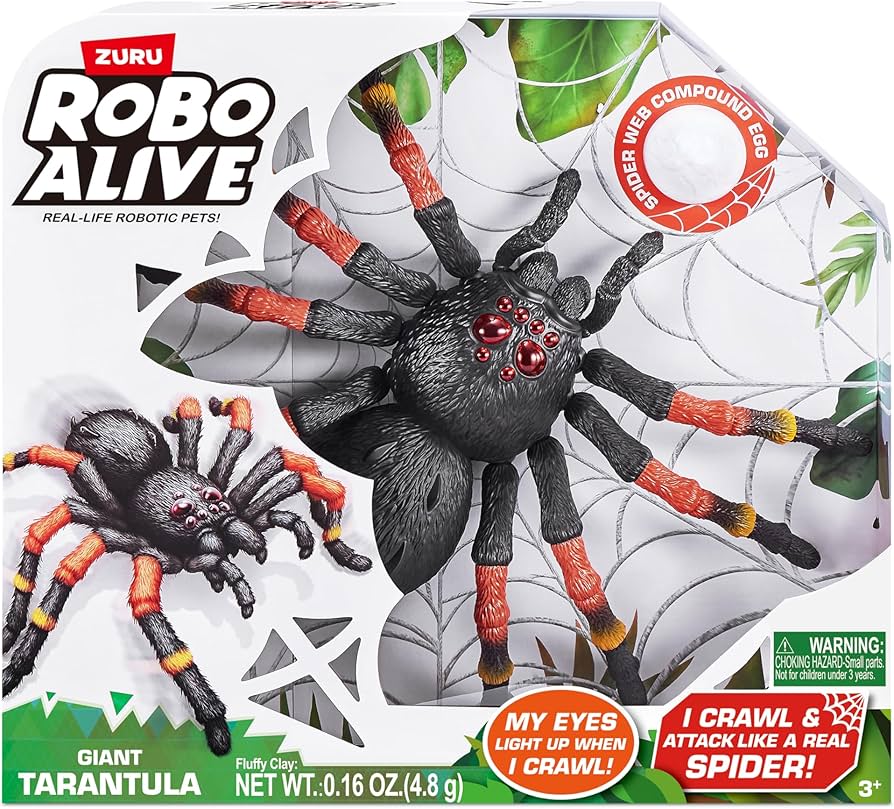 15.6" Zuru Robo Alive Giant Tarantula Real-Life Robotic Pets