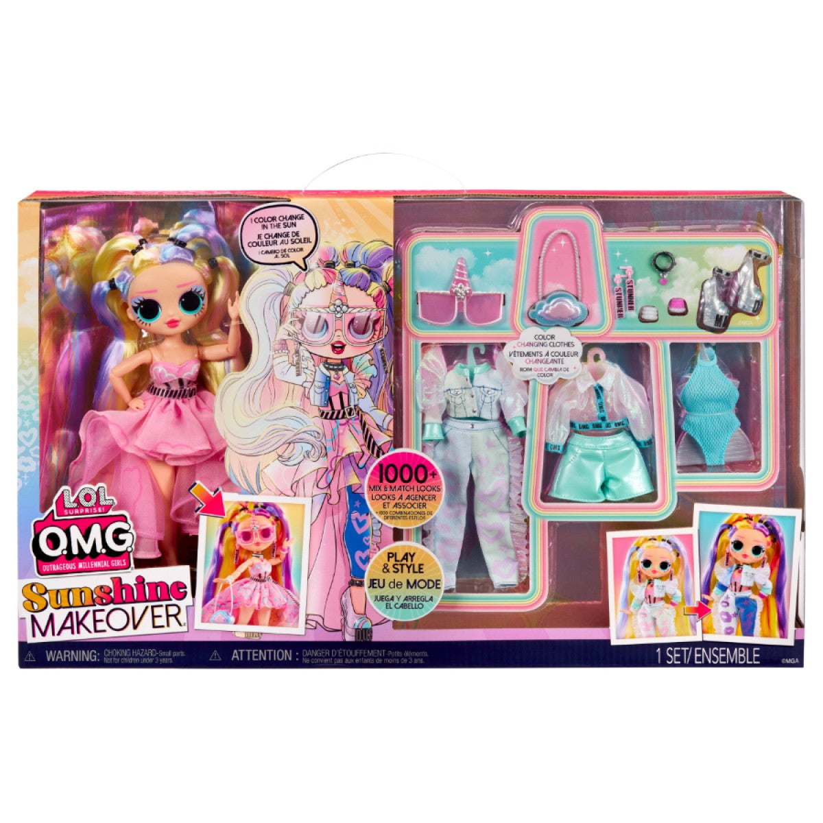 L.O.L. Surprise! OMG Sunshine Makeover Fashion Doll - Stellar Gurl