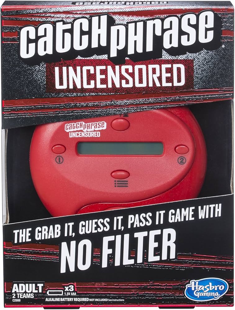 Hasbro Gaming Catch Phrase Uncensored