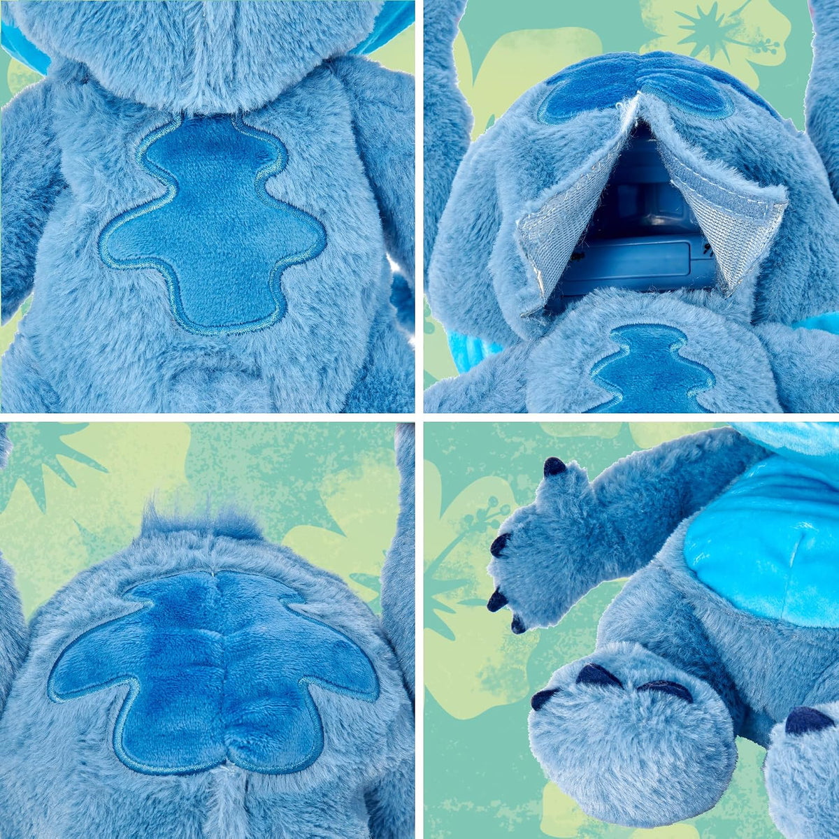 Disney Lilo and Stitch Chatty Stitch Interactive Talking Puppet Plush