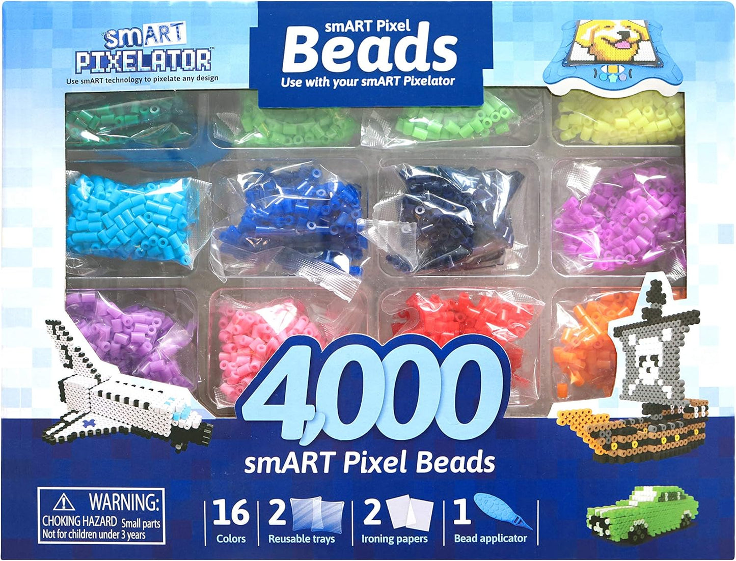 4000 smART Pixelator smART Pixel Beads (16 colors)