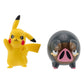2" Pokémon Battle Ready! Battle Figure Pack Lechonk + Pikachu Action Figure