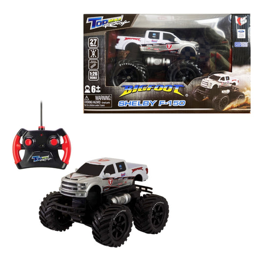 Kidz Tech Top Maz Racing Shelby F-150 Big Foot Remote Control Car 1:26 Scale