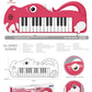 Dinosaur Electronic Keyboard with Lights & Demo Songs – Kids Musical Toy Piano