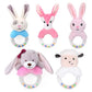 Baby Soothe Plush Soft Rattle Animal Sensory Toy