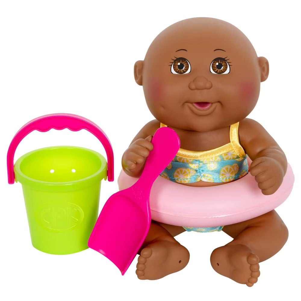 Cabbage Patch Kids Beach Time Tiny Newborn Doll 9 Inches, Swim Suit