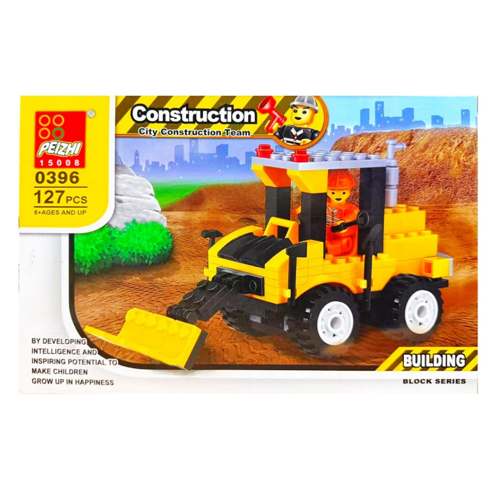 PEIZHI City Construction Team Loader (127 Pieces) Blocks Building Set