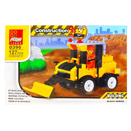 PEIZHI City Construction Team Loader (127 Pieces) Blocks Building Set