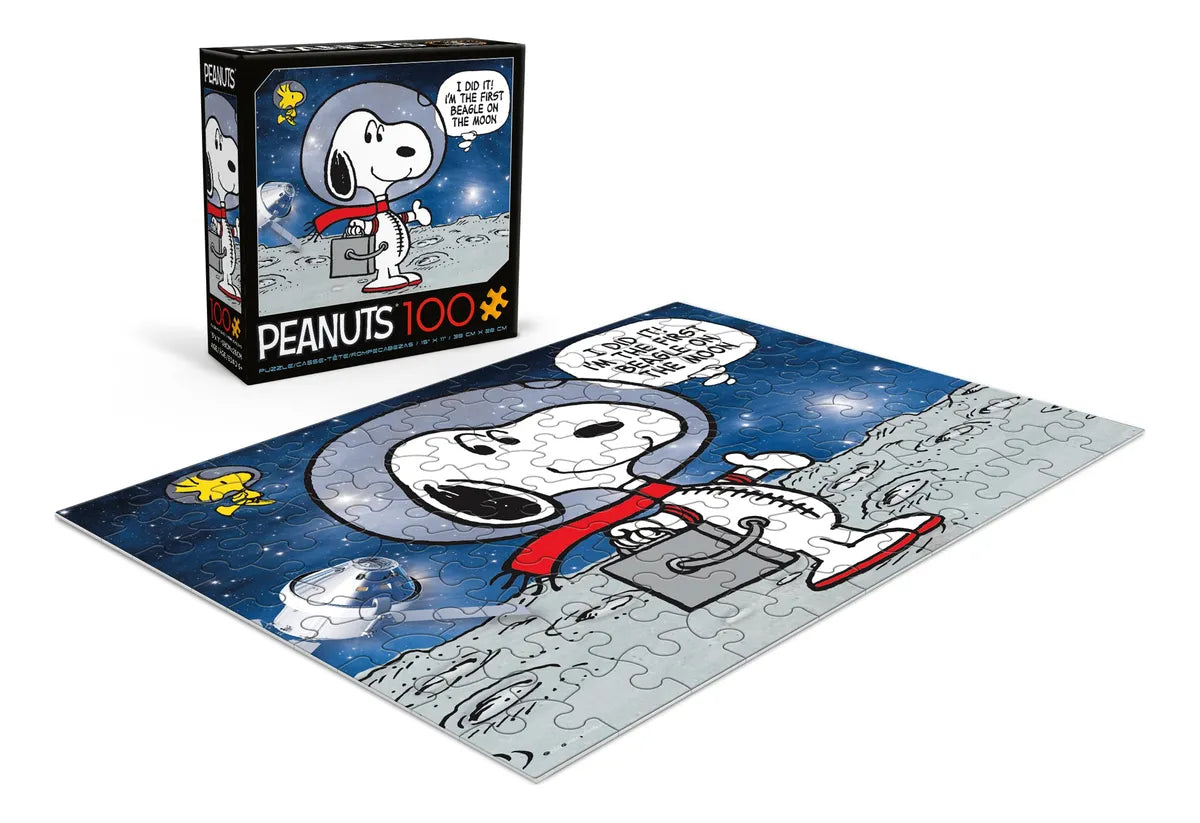 Ceaco - Peanuts Space - Moon Beagle - 100 Piece Jigsaw Puzzle