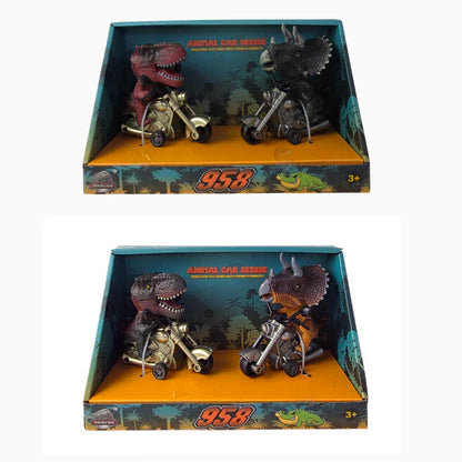 Dinosaur Friction Powered Motorbike Vehicles