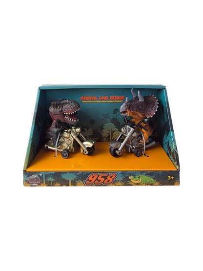 Dinosaur Friction Powered Motorbike Vehicles