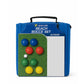Energy Zone Beach Bocce Set – 8 Ball Outdoor Bocce Game with Carry Bag