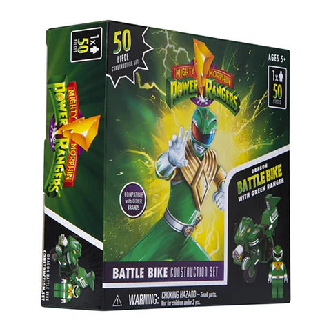 Hasbro Mighty Morphin Power Rangers 50 Piece Battle Bike Construction Sets