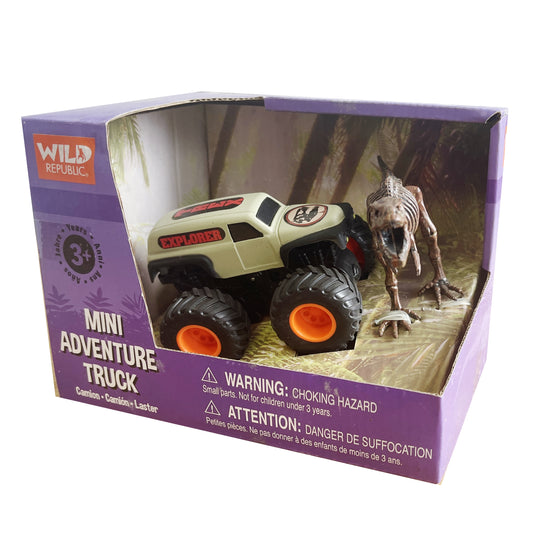 Wild Republic Mini Adventure Truck T-Rex Dinosaur