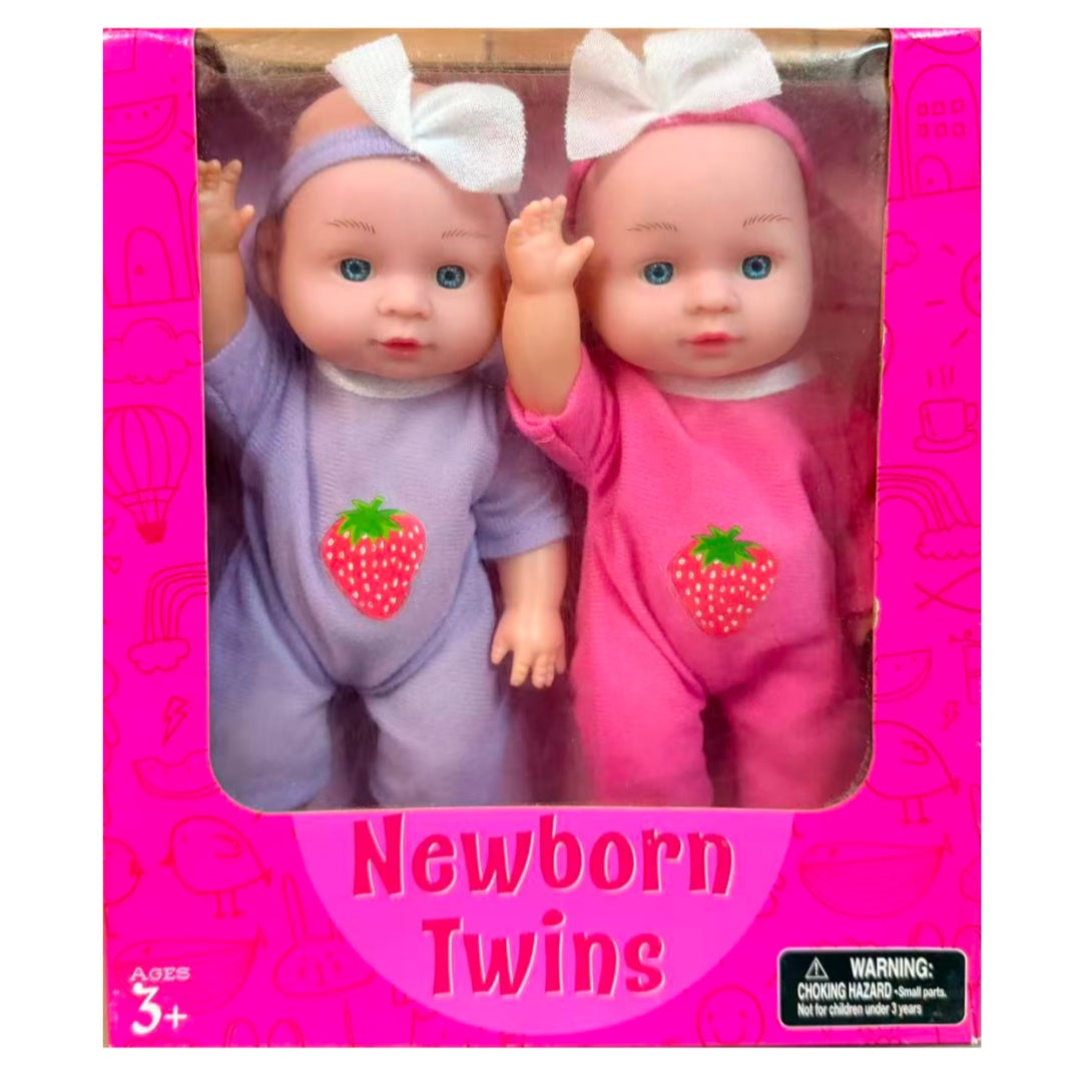 9“ Double the Cuddles! | Newborn Twins Baby Doll Collection