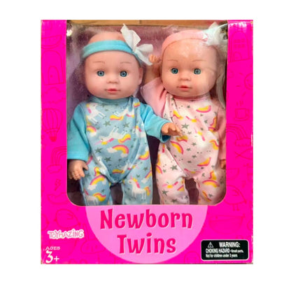 9“ Double the Cuddles! | Newborn Twins Baby Doll Collection