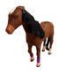 My Life 20" Poseable Horse Toy - Brown