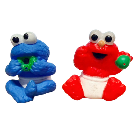 123 Sesame Street Elmo/Cookie Monster Squirter Friend Bath Toy Bundle