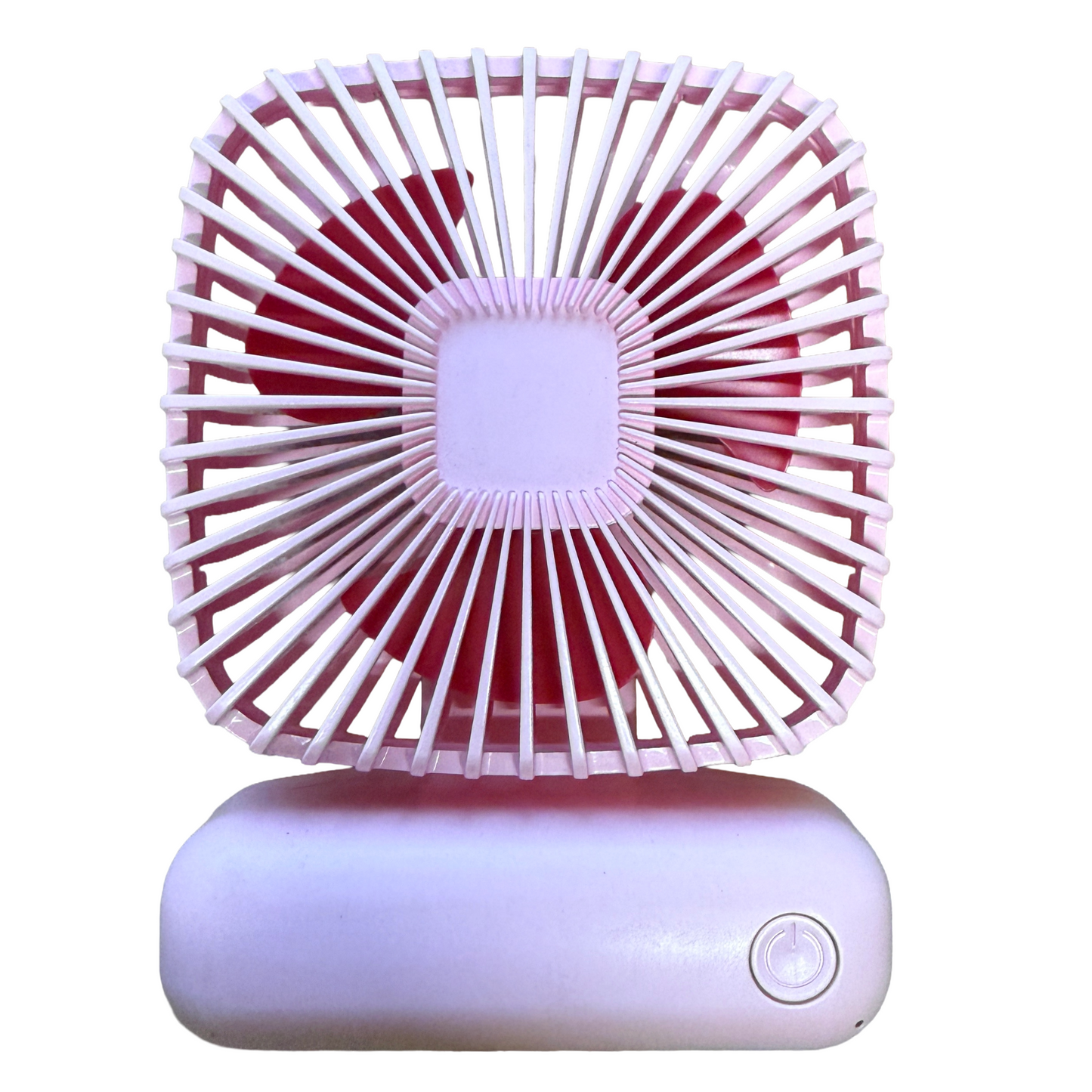Three Speed Rechargeable Electric Mini Fan Natural Wind Angle Adjustable