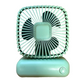 Three Speed Rechargeable Electric Mini Fan Natural Wind Angle Adjustable