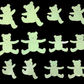 Reusable Self-Adhesive Glow-in-the-Dark Kids Room Wall Decor - Universal, Star, Planet, Dinosaur, Bear and Ocean Fish