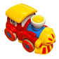 4 x 3.5" Diecast Metal Mini Macaron Pull-and-Go Trains Set