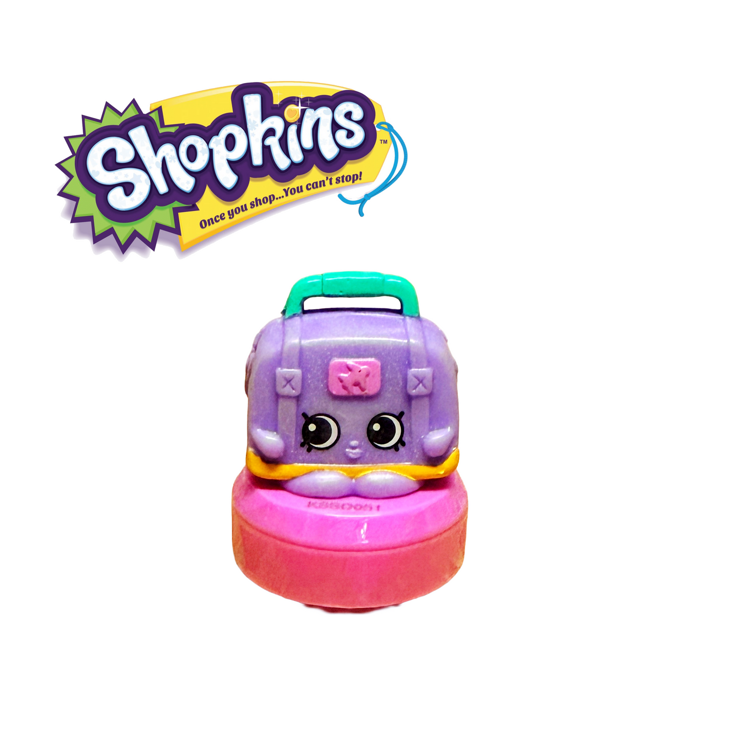 Exclusive  Shopkins World Vacation Self-Inking Stamp (Pagoda, Roller Skate & Luggage)