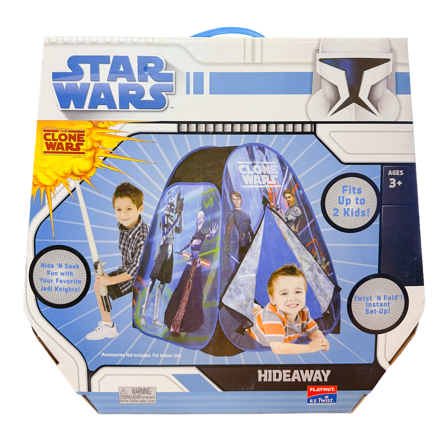 Playhut Star Wars: The Clone Wars Hideaway Play Tent – Instant Setup, Fits 2 Kids, Age 3+