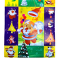 Pack of 12 x Santa Claus Holiday Christmas Gift Bag