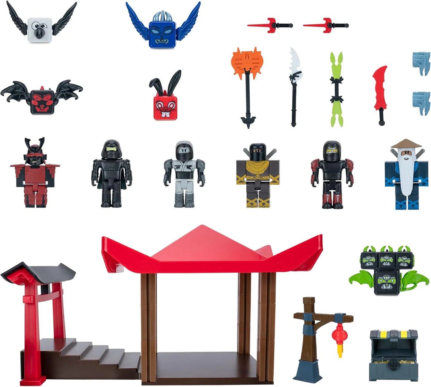 29 Pieces Jazware Roblox Ninja Legends Action Figure Set