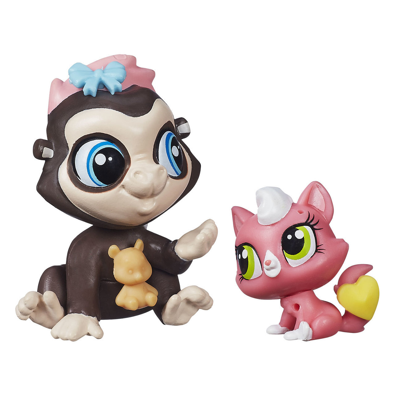 6 X Hasbro Littlest Pet Shop Includes: Pet, Pet Friends & Deco Bits Action Figure Bundle