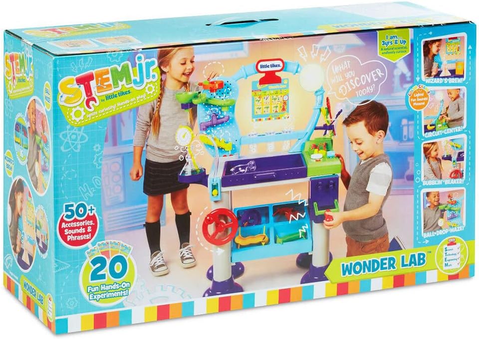 Little Tikes STEM Jr. Wonder Lab Science Experiments Playset With Accessories
