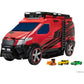 Hasbro Micro Machines Red Super Van Transforming Playset