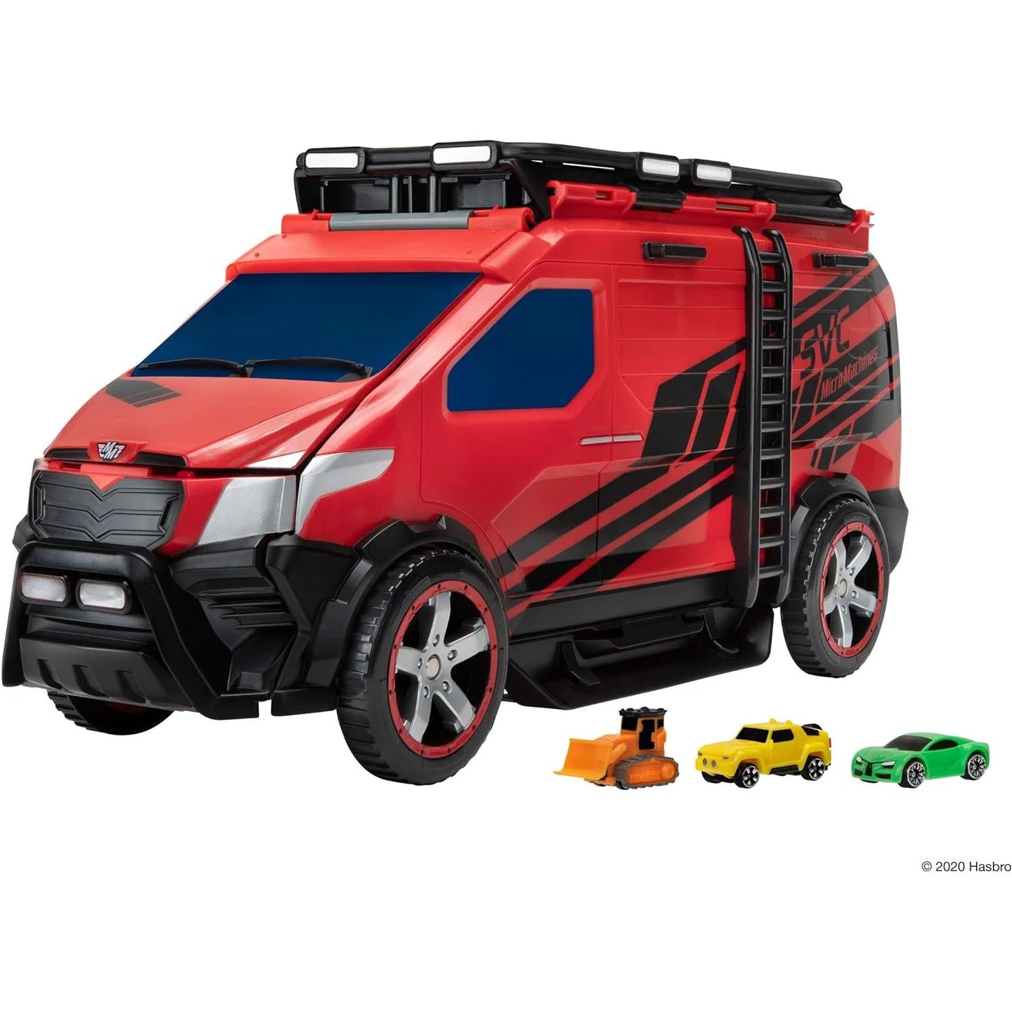 Hasbro Micro Machines Red Super Van Transforming Playset
