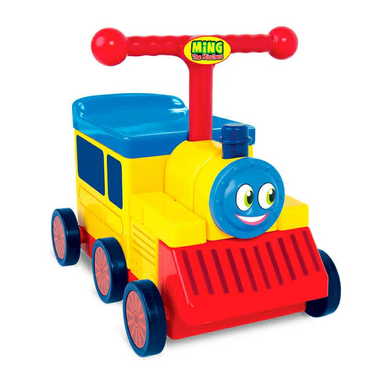 Ming the Minibus & Friends DIY Linker Ride-On Train With Storage Box 2+