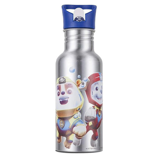 Nickelodeon Paw Patrol Colour Changing Aluminium Kids Water Bottle - Blue