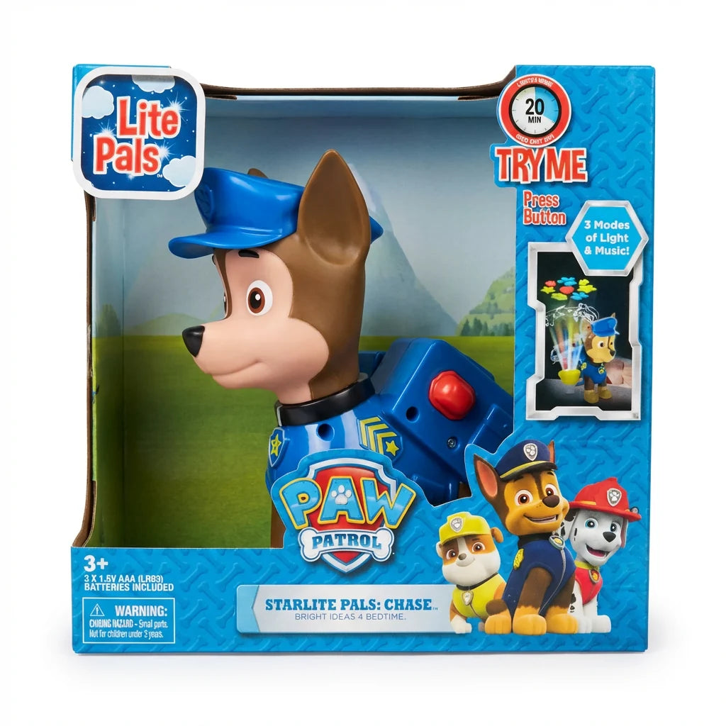 Nickelodeon Paw Patrol Lite Pals Starlite Pals: Chase