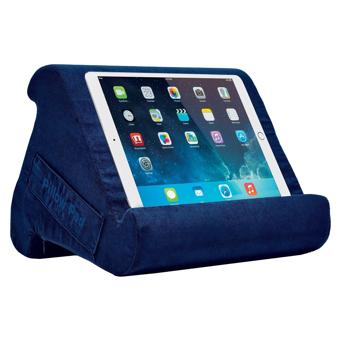 Pillow Pad Multi-Angle Soft iPad Tablet Stand - Blue