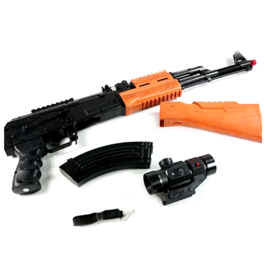 Acousto-Optic Vibration Toy Gun with Flashing Light and Sounds