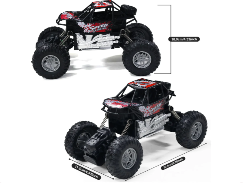 4WD RC Monster Truck – Remote Control Off-Road Car