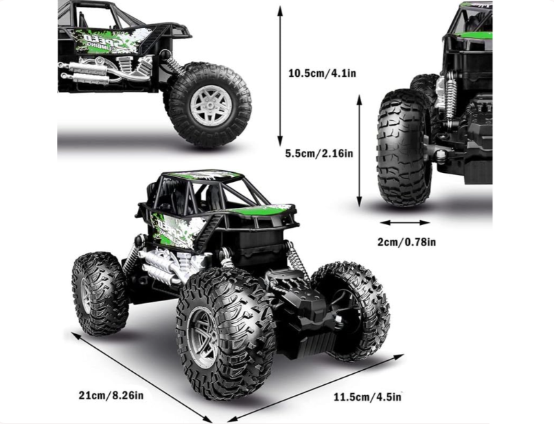 4WD RC Monster Truck – Remote Control Off-Road Car