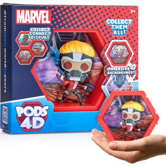 Pods 4D Marvel Star-Lord Collectible Figure