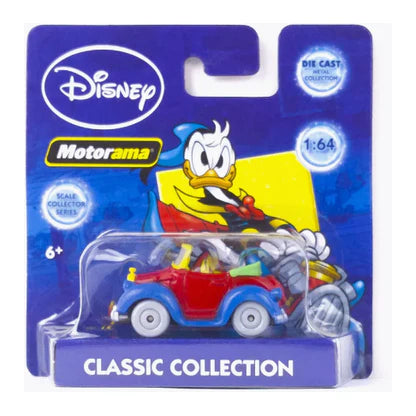Disney Motorama Die Cast Classic Collection Donald Duck's and Mickey Mouse's Race Car